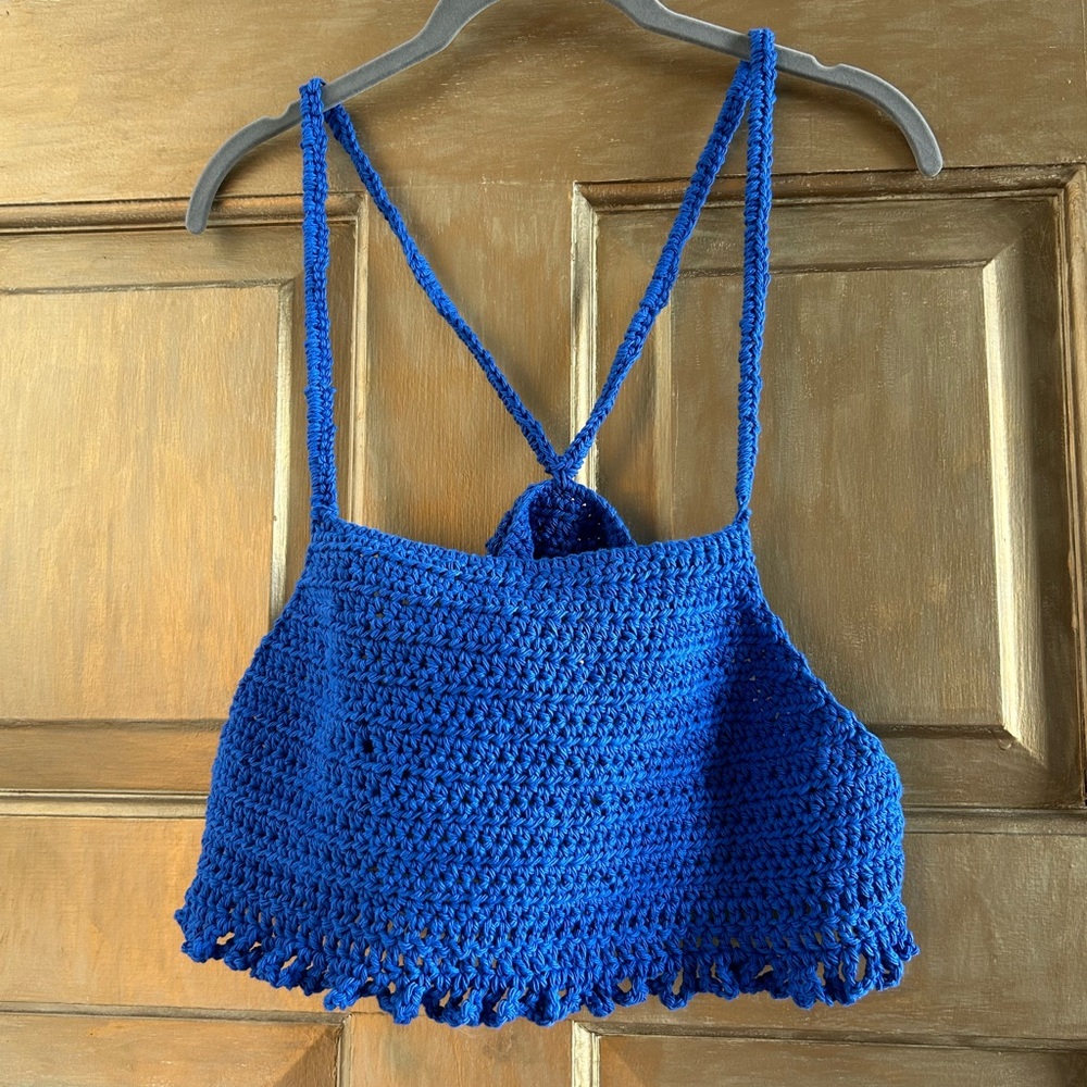 Crochet‎ festival crop top